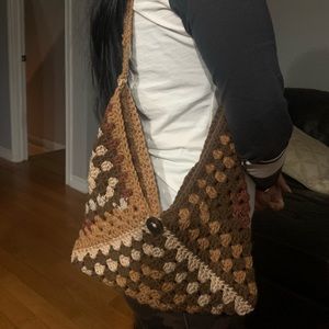 granny square purse